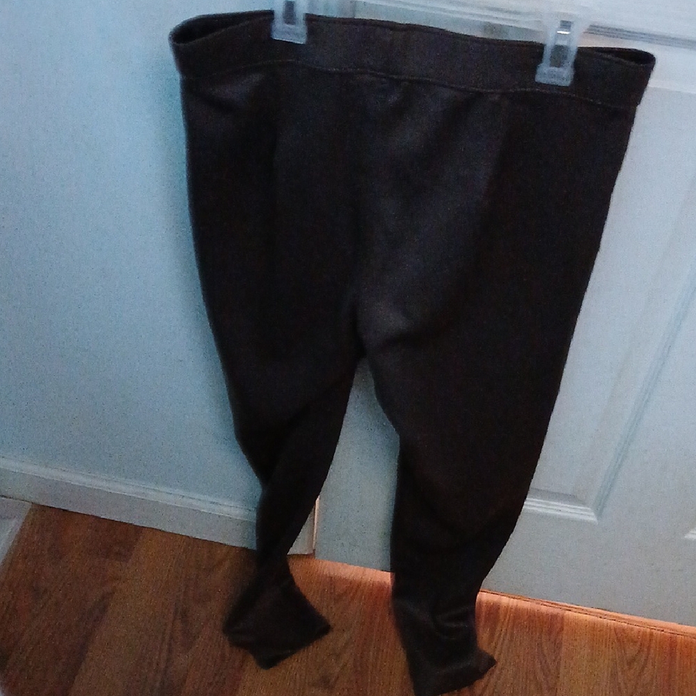 Black Satin Pants